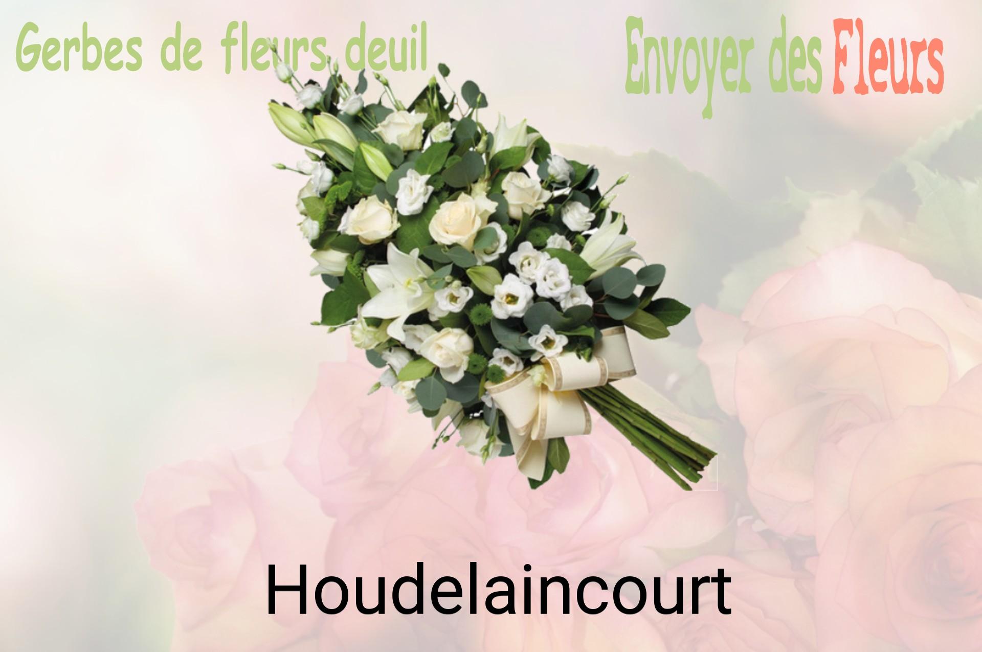Gerbe de fleurs de deuil livrée à Houdelaincourt